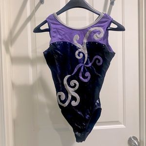 GK AM purple leotard